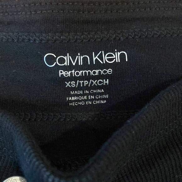 Calvin Klein Black Sweatpants Size X-Small - Picture 2 of 3